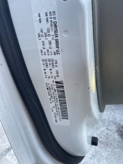 2012 Dodge Grand Caravan Location - Chrysler - Row 47 - Stock # H50310