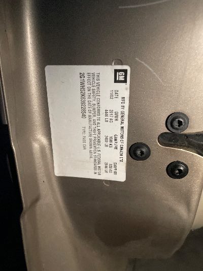 2003 Chevrolet Impala Location - GM - Row 37 - Stock # H50340