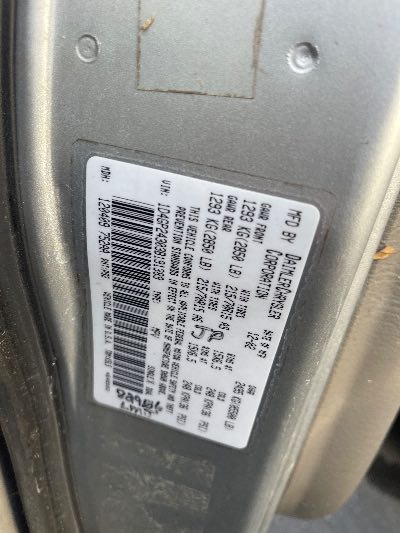 2003 Dodge Grand Caravan Location - Chrysler - Row 47 - Stock # H50352