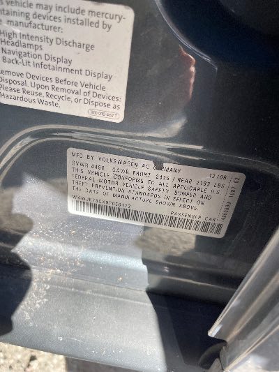 2009 Volkswagen Passat Location - Imports - Row 9 - Stock # H50302