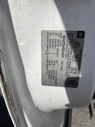 2013 Chevrolet Silverado 1500 Location - Large Trucks & Vans - Row 27 - Stock # H50362