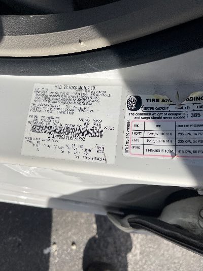 2012 Ford Fusion Location - Ford - Row 30 - Stock # H50361