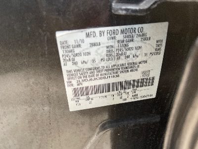 2011 Lincoln MKX Location - Ford - Row 30 - Stock # H50366