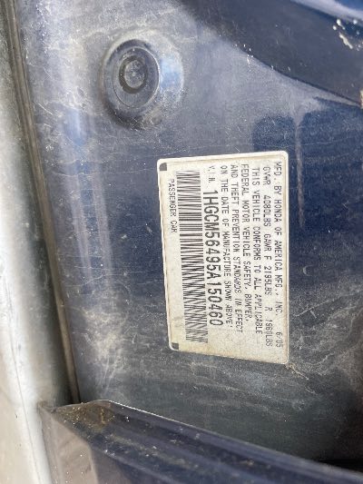 2005 Honda Accord Location - Imports - Row 14 - Stock # H50544