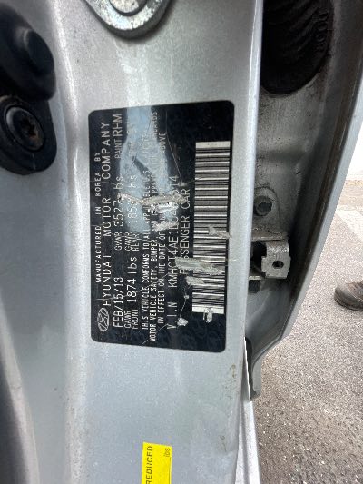 2013 Hyundai Accent Location - Imports - Row 17 - Stock # H50540