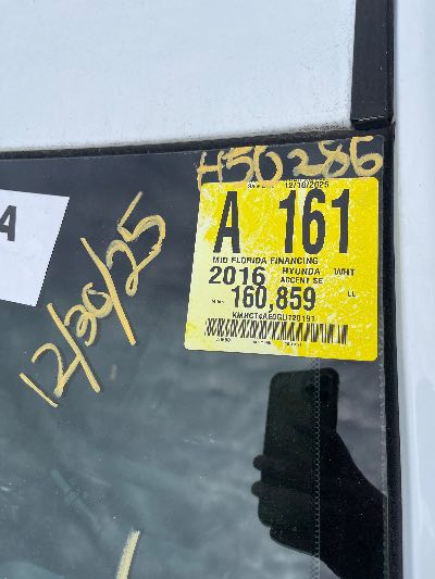 2016 Hyundai Accent Location - Imports - Row 1 - Stock # H50286