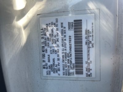 1997 Ford F-150 Location - Large Trucks & Vans - Row 35 - Stock # H44292