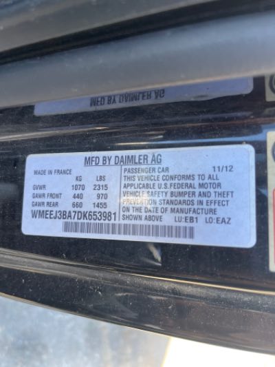 2013 smart fortwo Location - Imports - Row 999 - Stock # H45422