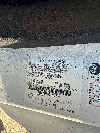 2012 Ford Mustang Location - Ford - Row 34 - Stock # H46755