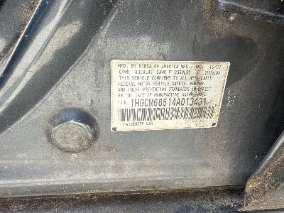 2004 Honda Accord Location - Imports - Row 1 - Stock # H47573