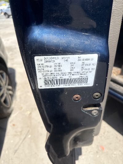 2002 Jeep Liberty Location - Chrysler - Row 38 - Stock # H47609