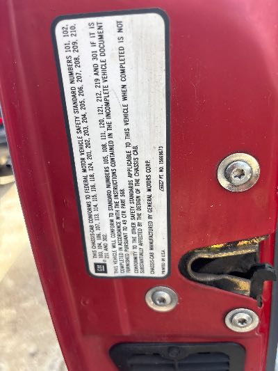 1993 Chevrolet GMT-400 Location - Large Trucks & Vans - Row 17 - Stock # H47720