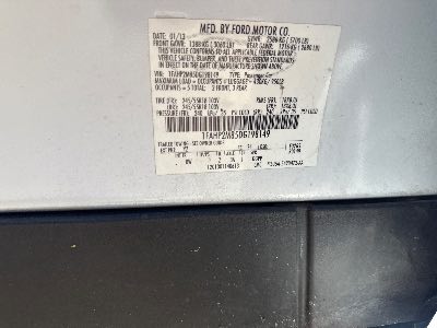 2013 Ford Sedan Police Interceptor Location - Ford - Row 31 - Stock # H47802