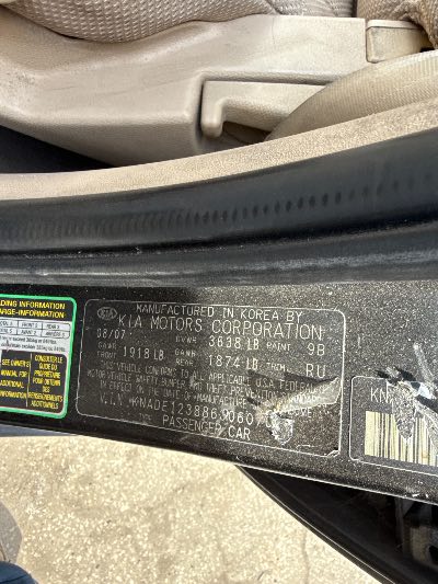 2008 Kia Rio Location - Imports - Row 15 - Stock # H47989