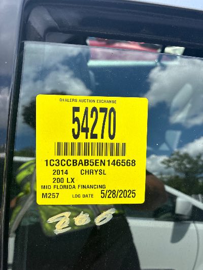 2014 Chrysler 200 Location - Chrysler - Row 47 - Stock # H48171