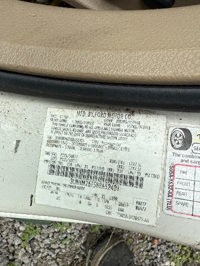 2008 Lincoln MKZ Location - Ford - Row 29 - Stock # H48334