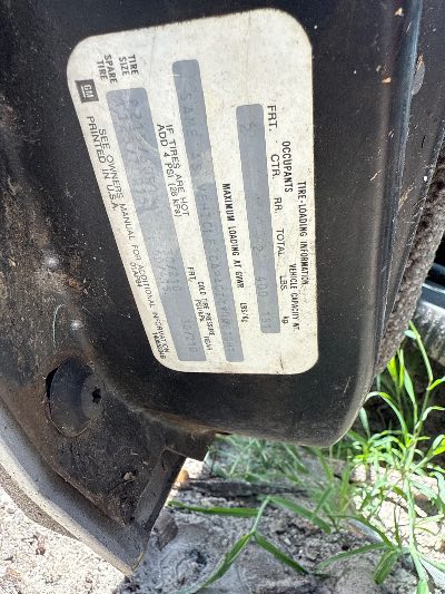 1986 Pontiac Fiero Location - GM - Row 34 - Stock # H48651