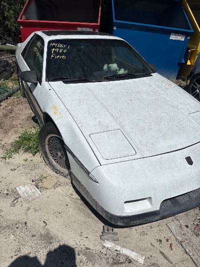 1986 Pontiac Fiero Location - GM - Row 34 - Stock # H48651