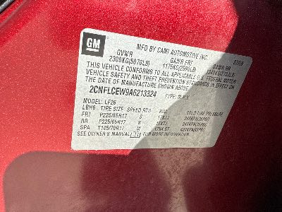 2010 Chevrolet Equinox Location - GM - Row 39 - Stock # H48901