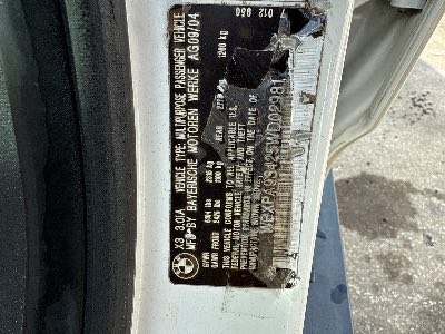 2005 BMW X3 Location - Imports - Row 16 - Stock # H48825