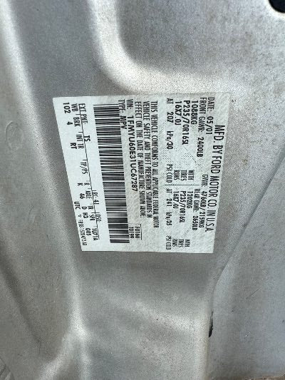 2001 Ford Explorer Location - Ford - Row 31 - Stock # H48815