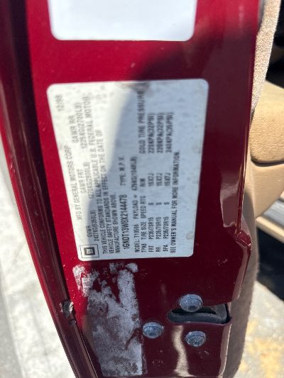 1999 Chevrolet Blazer Location - GM - Row 33 - Stock # H49015