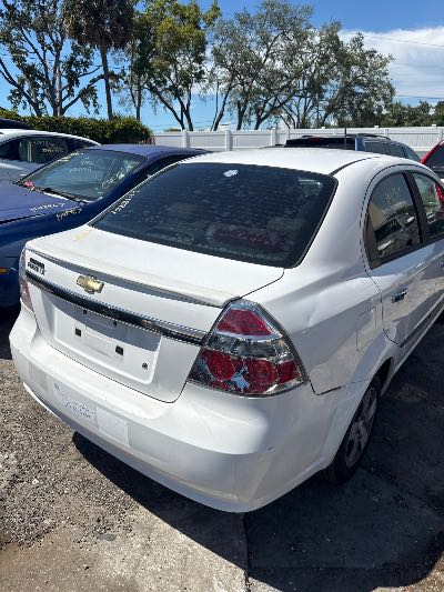 2010 Chevrolet Aveo Location - GM - Row 34 - Stock # H48961