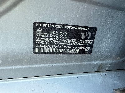 2017 BMW 4-Series Gran Coupe Location - Imports - Row 20 - Stock # H49012