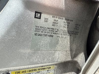 2008 Chevrolet Malibu Location - GM - Row 34 - Stock # H49022