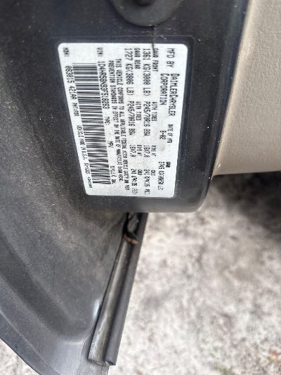 2003 Dodge Durango Location - Chrysler - Row 43 - Stock # H49020
