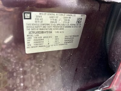 2011 GMC Terrain Location - GM - Row 35 - Stock # H49041