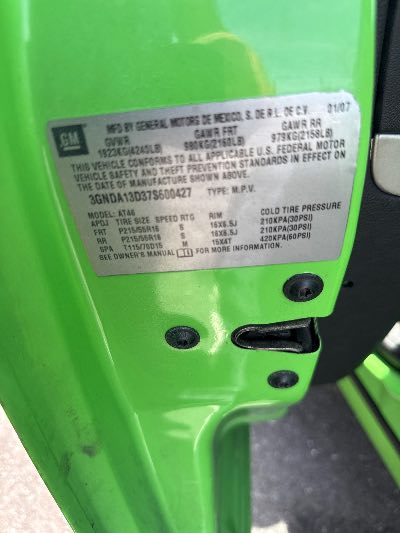 2007 Chevrolet HHR Location - GM - Row 36 - Stock # H49159