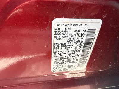 2014 Nissan Rogue Select Location - Imports - Row 28 - Stock # H49152