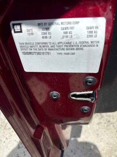 2006 Cadillac CTS Location - GM - Row 37 - Stock # H49029