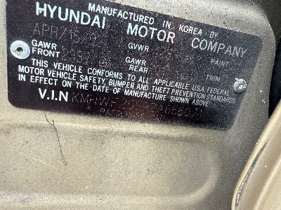 2002 Hyundai Elantra  Location - Imports - Row 30 - Stock # H49171