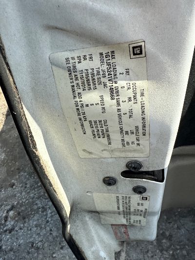 1997 Chevrolet Cavalier Location - GM - Row 38 - Stock # H49181