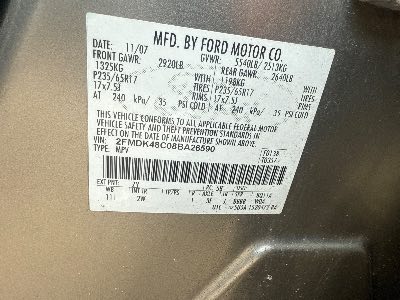 2008 Ford Edge Location - Ford - Row 32 - Stock # H49184