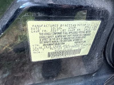 2011 Nissan Sentra Location - Imports - Row 44 - Stock # H49233