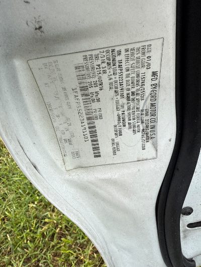 2003 Ford Taurus Location - Ford - Row 26 - Stock # H49040