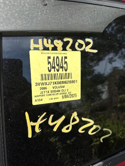 2006 Volkswagen Jetta Location - Imports - Row 14 - Stock # H48202