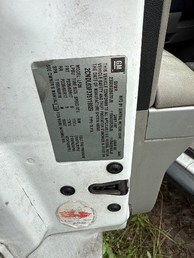 2007 Chevrolet Equinox Location - GM - Row 35 - Stock # H48406