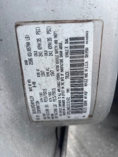 2001 Dodge Dakota Location - Large Trucks & Vans - Row 49 - Stock # H48427