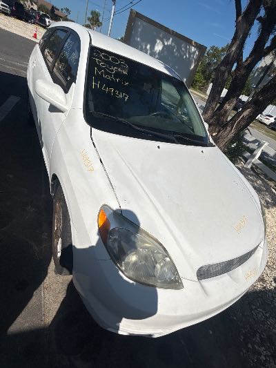 2003 Toyota Matrix Location - Imports - Row 1 - Stock # H49317