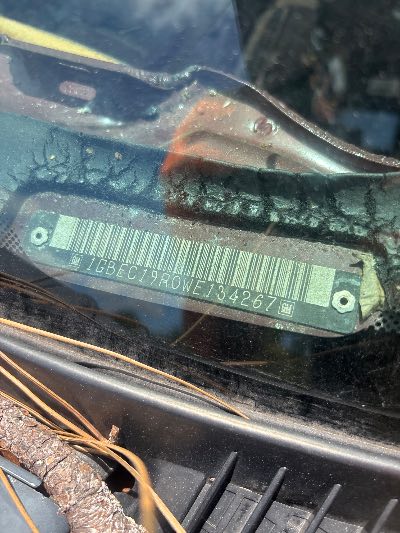 1998 Chevrolet C/K 1500 Location - Large Trucks & Vans - Row 27 - Stock # H49411