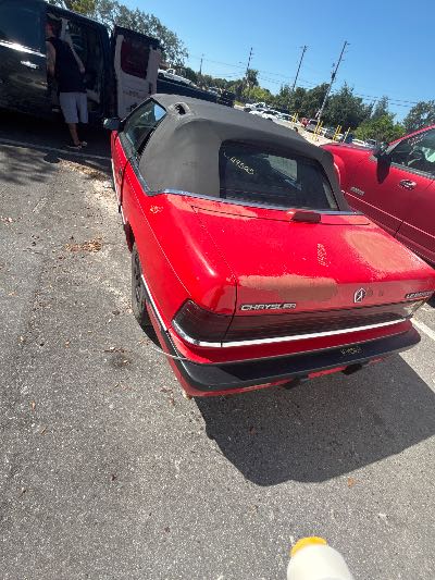 1988 Chrysler Lebaron Location - Chrysler - Row 40 - Stock # H49520