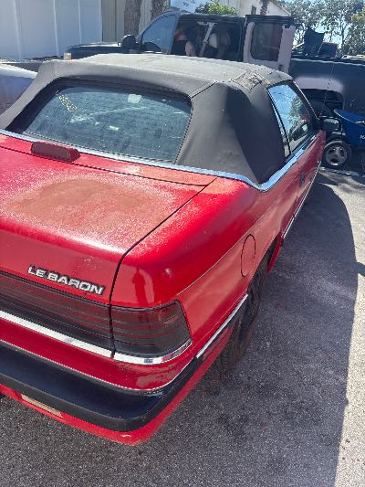 1988 Chrysler Lebaron Location - Chrysler - Row 40 - Stock # H49520