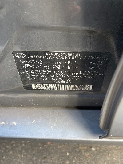 2013 Hyundai Sonata Location - Imports - Row 17 - Stock # H50601