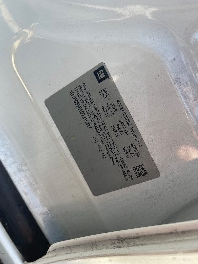 2013 Chevrolet Cruze Location - GM - Row 40 - Stock # H50626