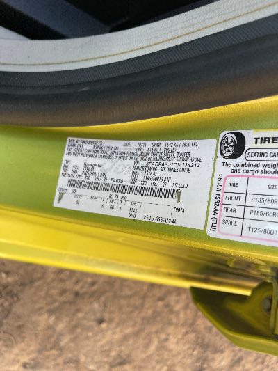 2012 Ford Fiesta Location - Ford - Row 32 - Stock # H50396