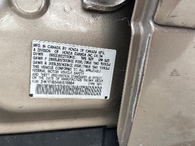 2004 Honda Pilot Location - Imports - Row 2 - Stock # H49548
